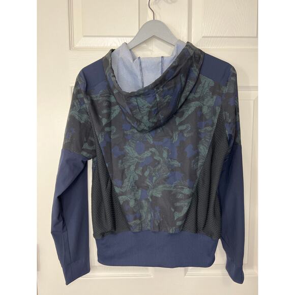 ZYIA Active Lightweight Hooded Full Zip Evening Paradise Mesh Jacket Womens M - Picture 7 of 9